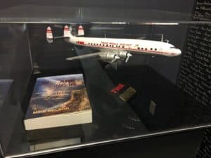 model of TWA plane that crashed into the Grand Canyon