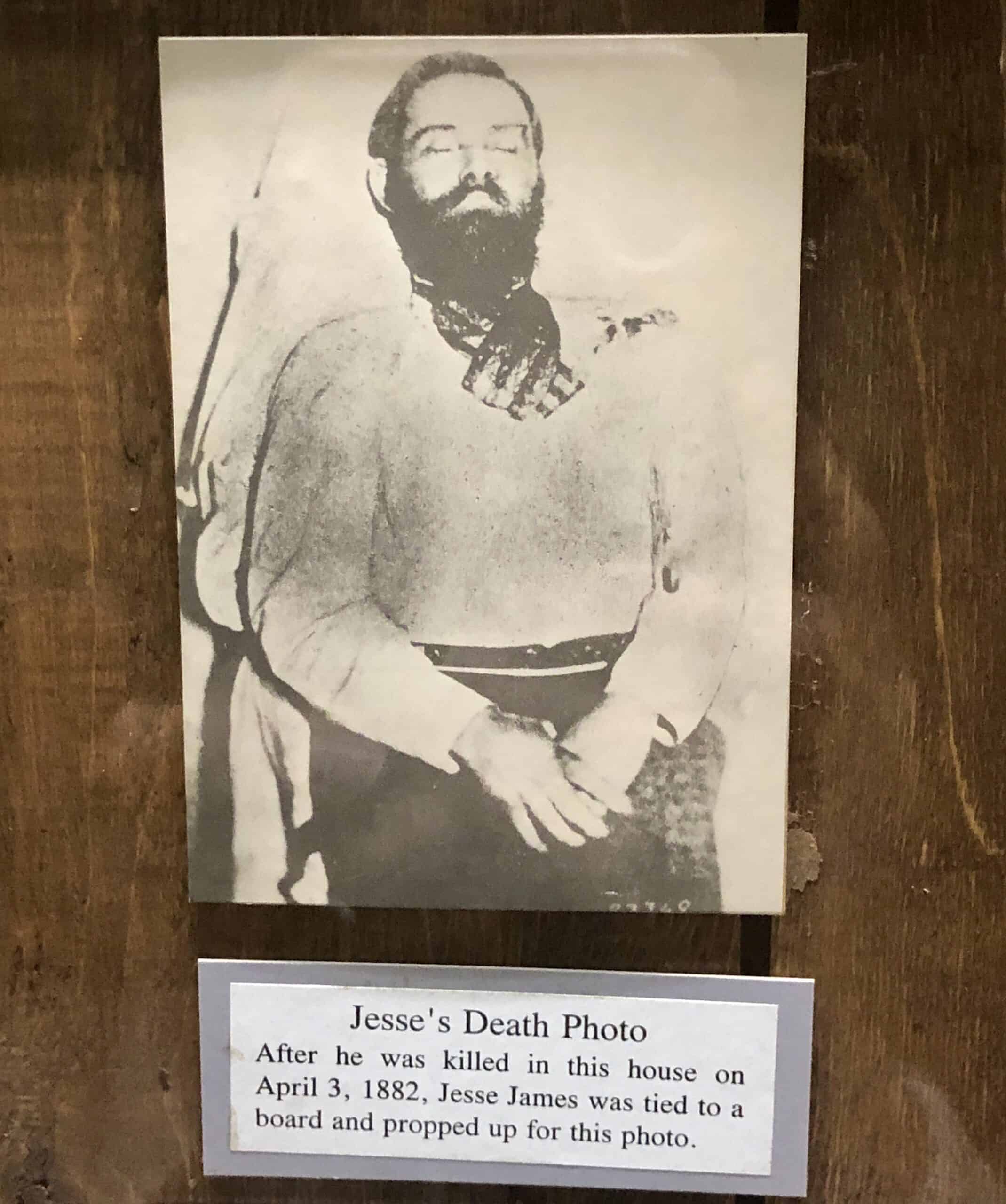 The murder site of Jesse James