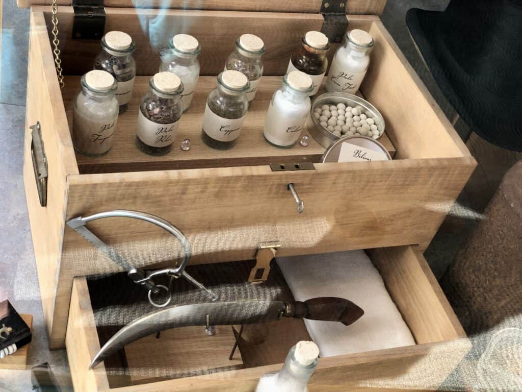 Historic medicine chest
