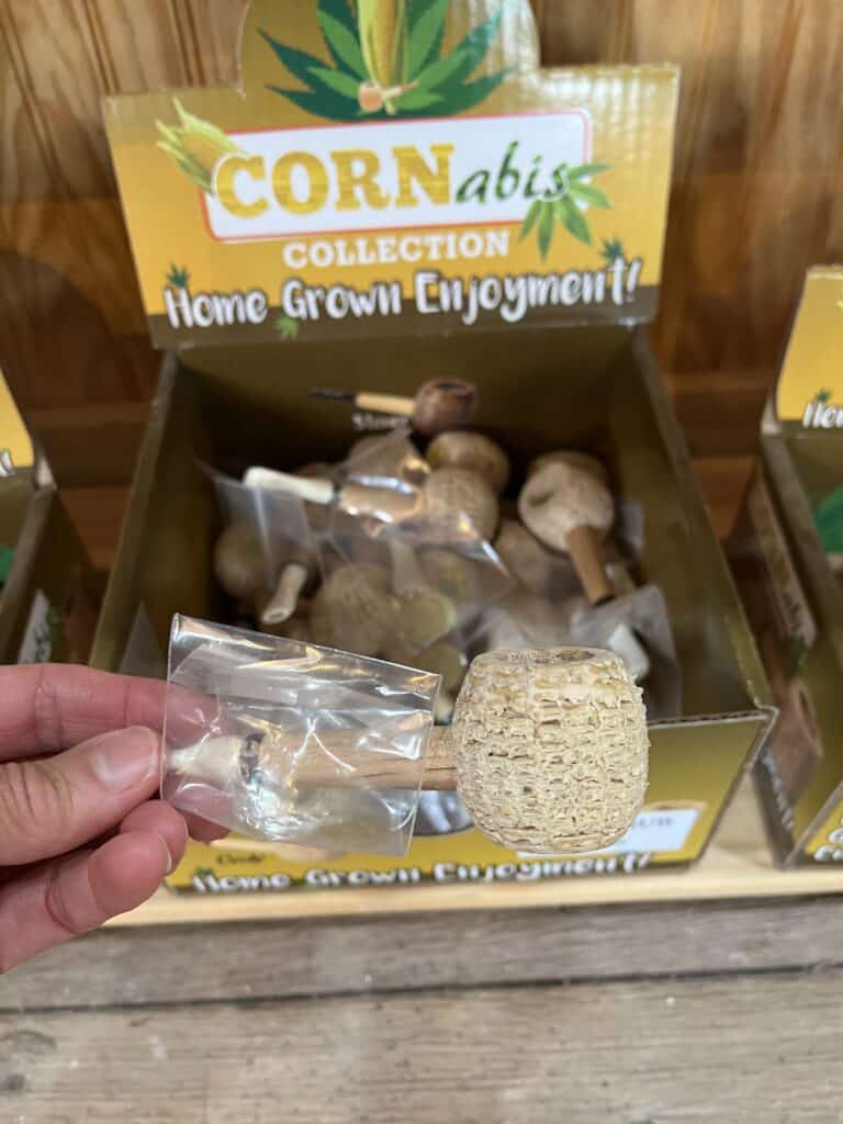 cannabis corn cob pipe