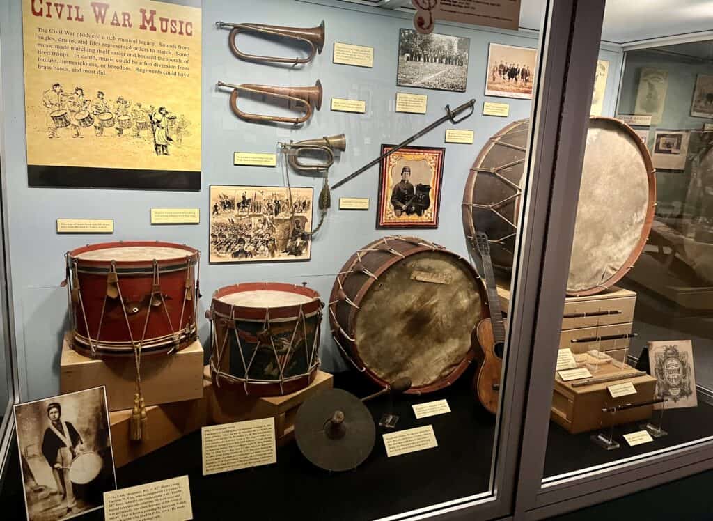 Civil War musical instruments 