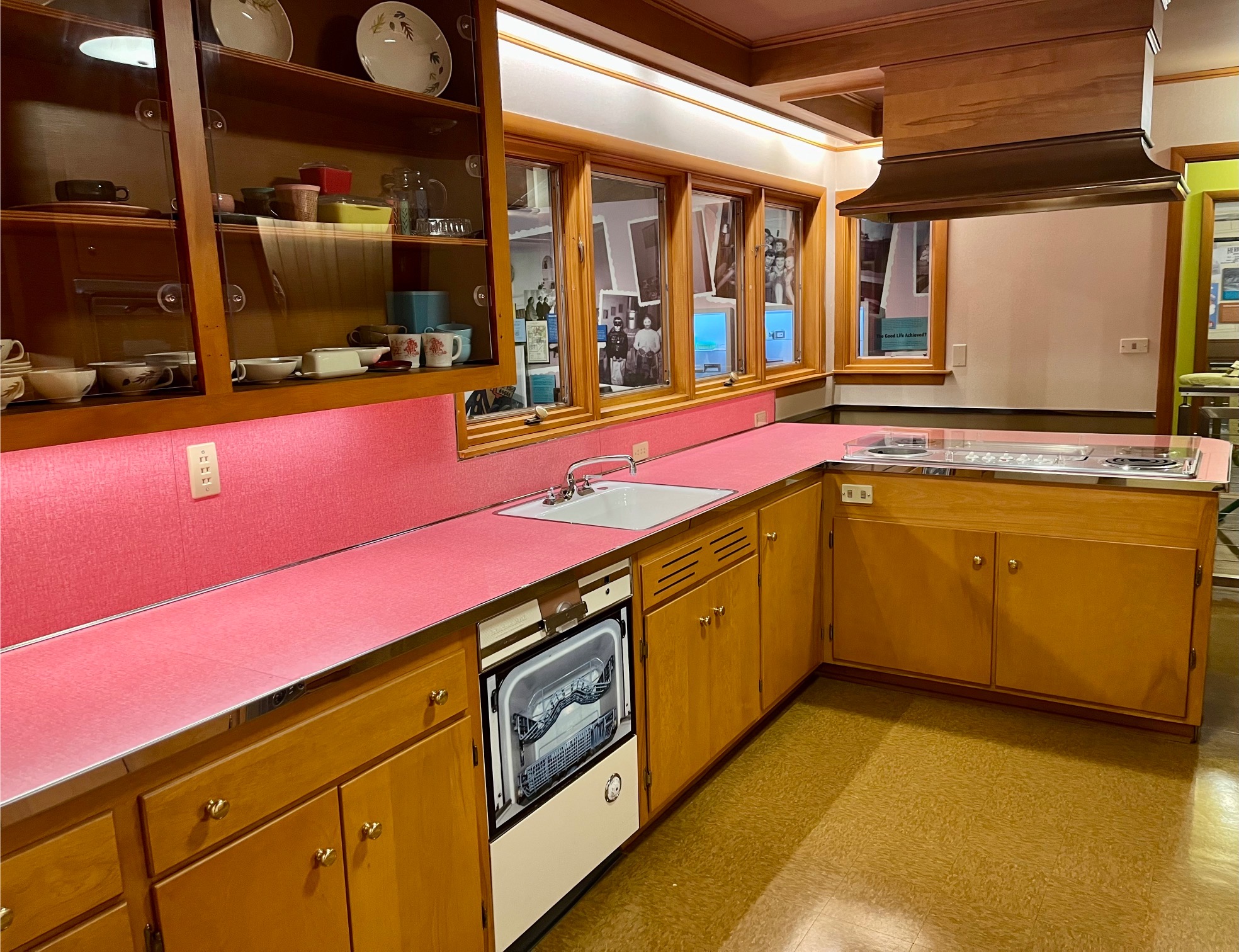 1950 All-Electric House kitchen