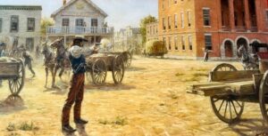 gunfight between Wild Bill Hickok and Davis Tutt