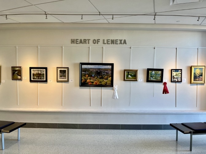 art gallery at the Lenexa Public Market