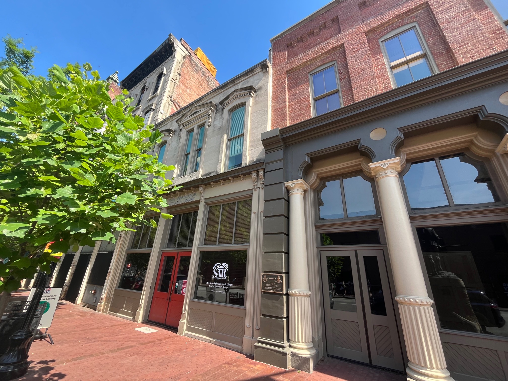 exterior of the Sons of the American Revolution headquarters