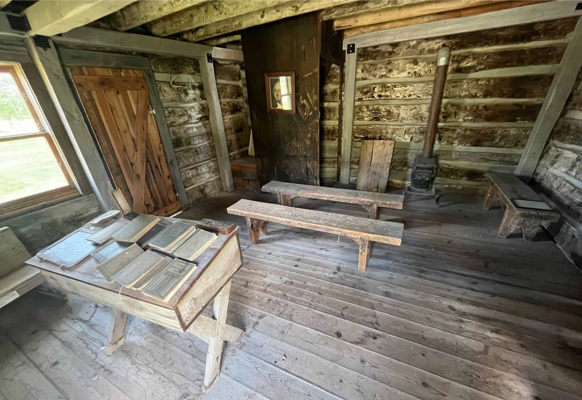 inside a historic school house