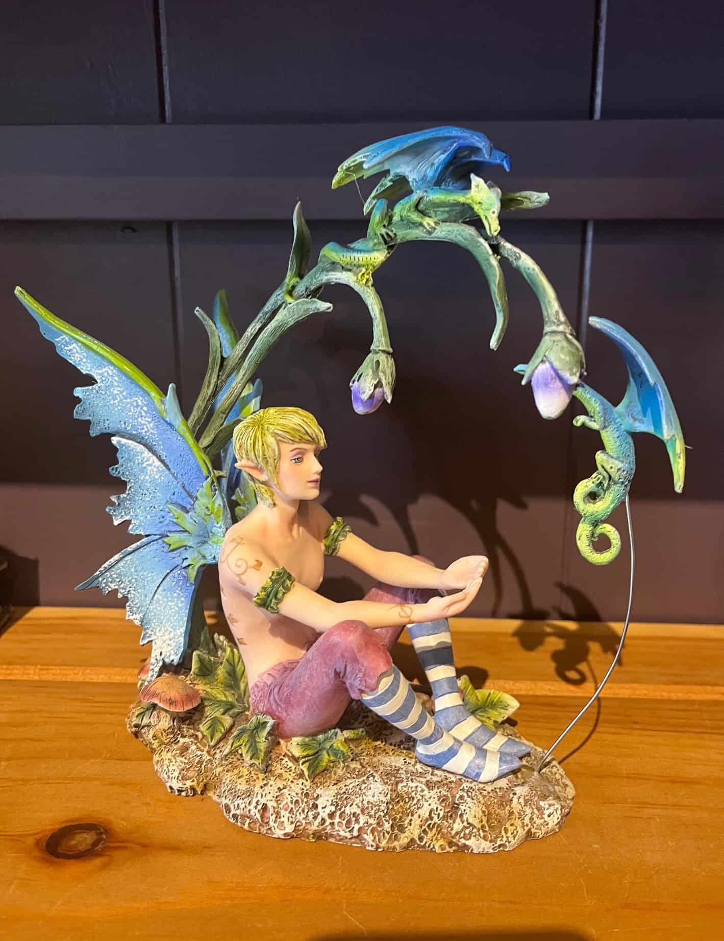 male fairy figurine