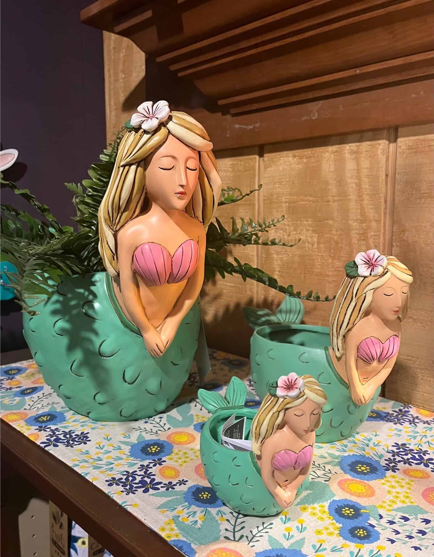 mermaid figurines